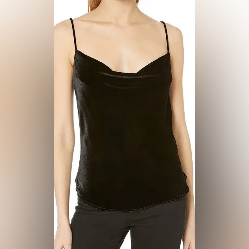 AG scoop neck velvet cami